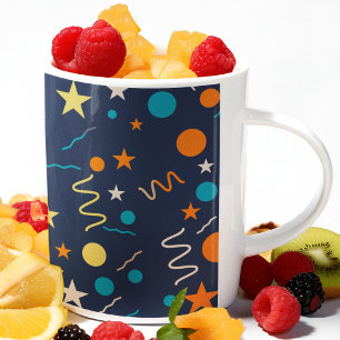 Firande Konfetti former Kaffemugg