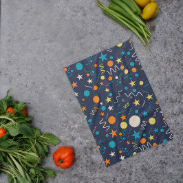 Firande Konfetti former Kökshandduk