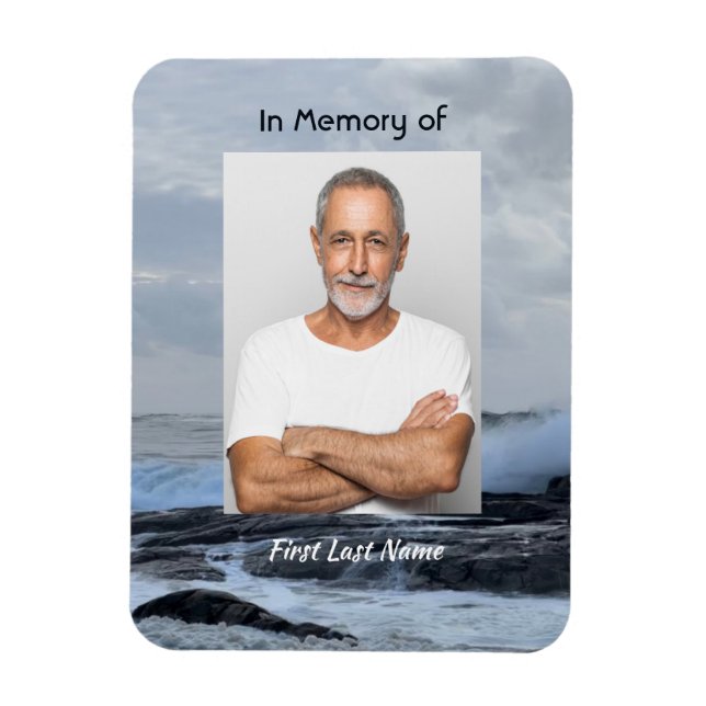 Firande Life Keepsaké Storm Ocean Magnet (Vertikal)