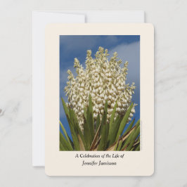 Firande of Life, Blommigt, Yucca i Bloom Inbjudningar