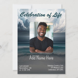 Firande of Life - Foto Memorial Inbjudningar