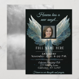 Firande of Life - Foto Memorial Inbjudningar
