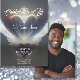 Firande of Life - Foto Memorial Inbjudningar