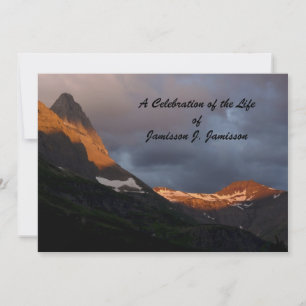 Firande of Life, Glacier Sunrise, Mountain Inbjudningar