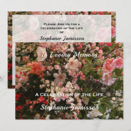 Firande of Life Investigation Boho Chic Blommigt Inbjudningar