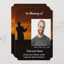 Firande of Life Service Golfer Golfing Golf Inbjudningar