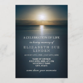 Firande of Life| Sol över havet Inbjudningar