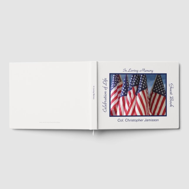 Firande of Life, USA, Amerikanska Flaggor, Namn Gästböcker (Full)