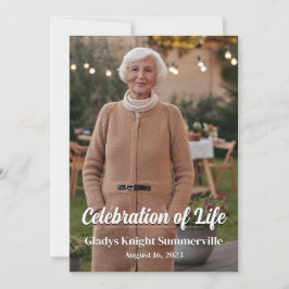 Firande på livkortet | Årlig QR-kod Inbjudningar