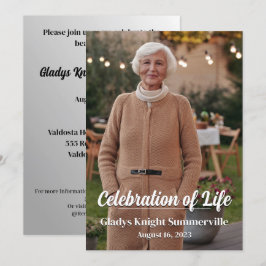 Firande på livkortet | Årlig QR-kod Inbjudningar