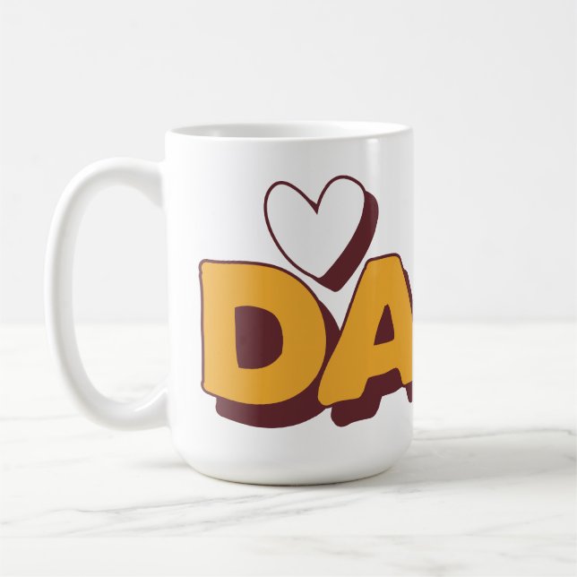 "Firande Pappa: Unika gåvor till Far-dagen" Kaffemugg (Vänster)