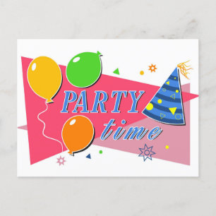 Firande Party Helg Vykort