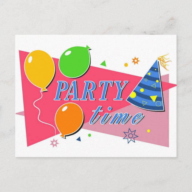 Firande Party Helg Vykort (Framsida)