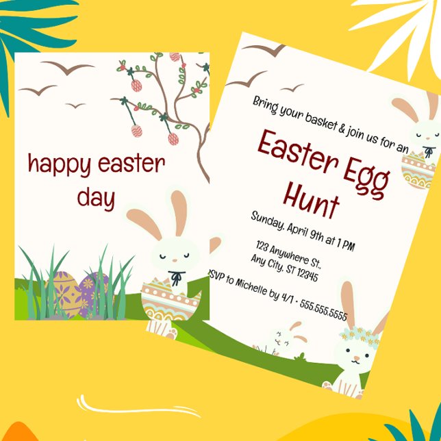 Firande Påsk: En dag för glädje och förnyelse Inbjudningar (Skapare uppladdad)