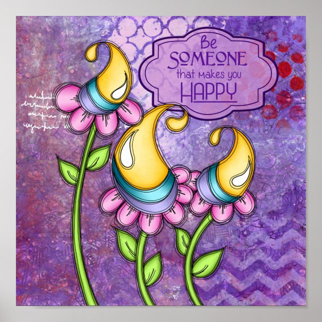 Firande-Poster med positiv tanklucka Poster (Framsidan)