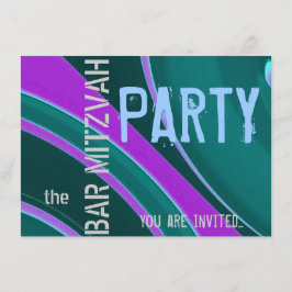 Firande Pub Mitzvah party Inbjudningar