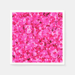 Firande-punkter 9-Shock rosa PAPPRA PARTY-NAPKINER Pappersservett