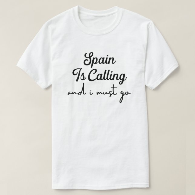 Firande Spanien Flagga T-Shirt (Design framsida)