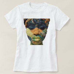 Firande T-shirt för konsten att quiltning