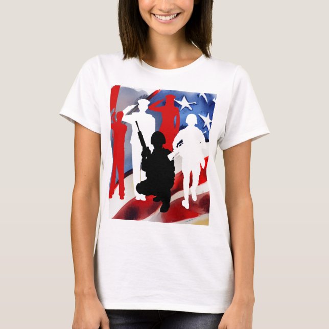 Firande veteraner t shirt (Framsida)
