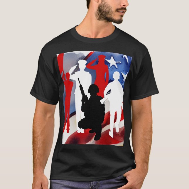 Firande veteraner t shirt (Framsida)