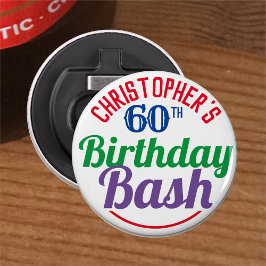 Firande vid 60:e födelsedag flasköppnare