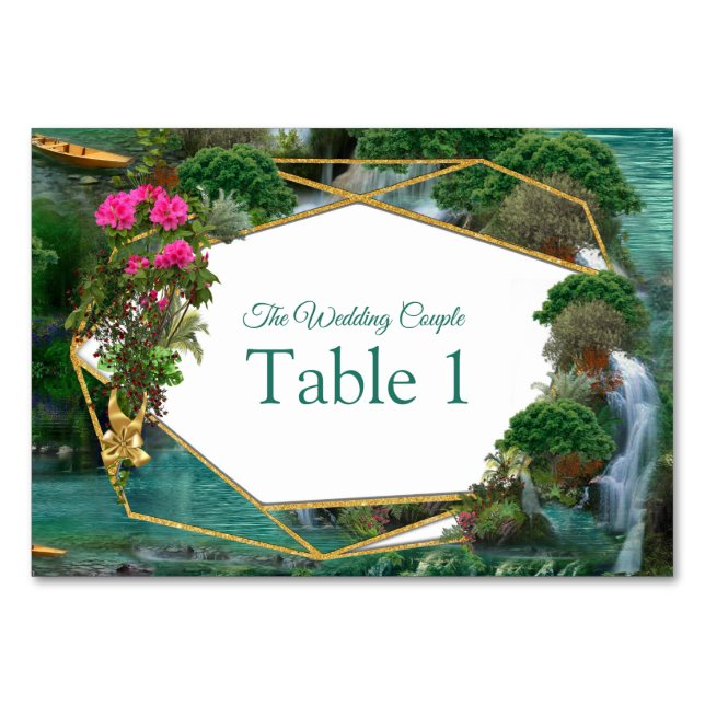 Firande vid den Magiska Fantasinsjön Bordsnummer (Framsidan)