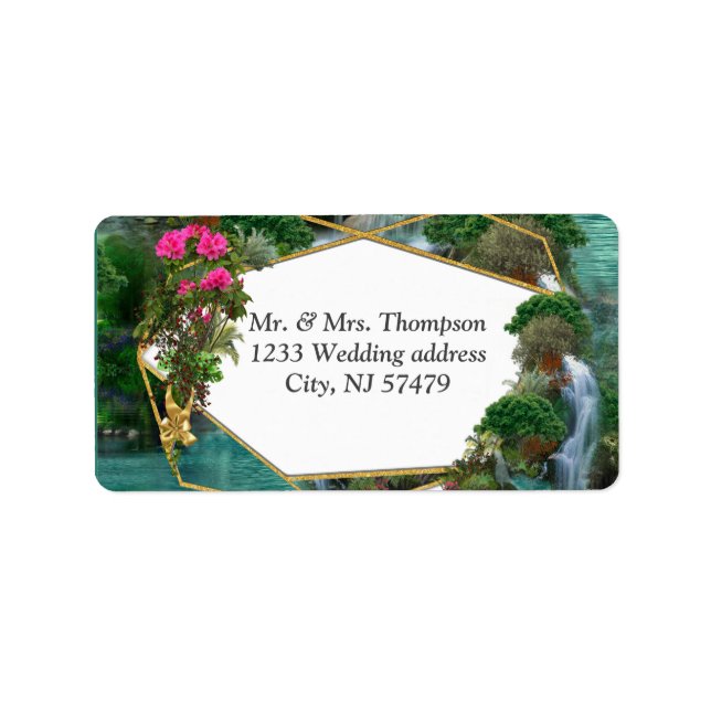 Firande vid Magic Fantasy Sjö Adressetikett (Framsidan)