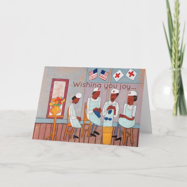 Firande vid skolsjuksköterskor tack kort (Framsida)