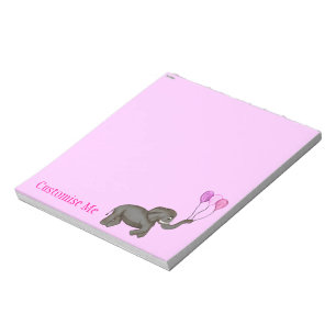 Firandeelefant (rosor) anteckningsblock