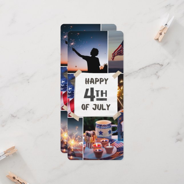 #FirandeGlad4thOfjuliFlatCard (Fram/Back In Situ)