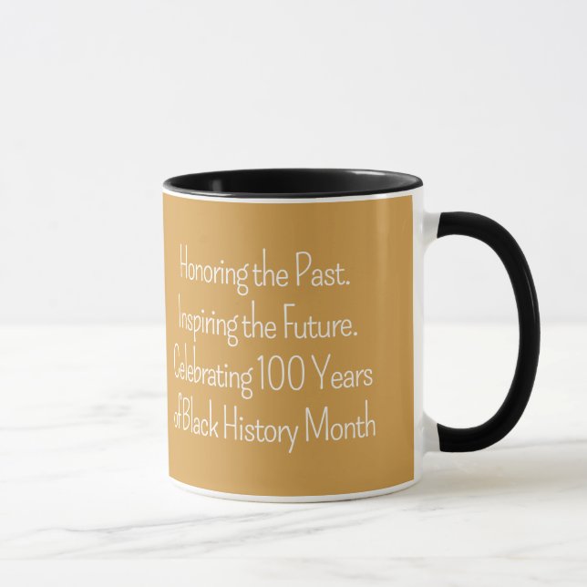 Firar 100 år Anpassad typografi Mugg (Höger)