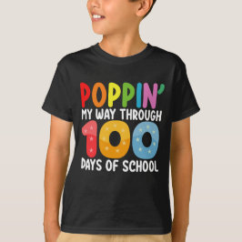 Firar 100 Dagar Skola Med Stil T Shirt