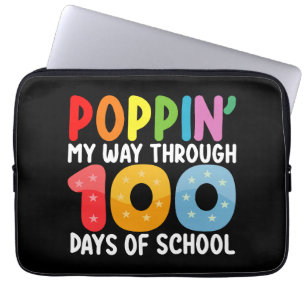 Firar 100 Dagar Skolgång På Mitt Sätt Laptop Fodral