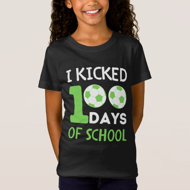 Firar 100 skoldagar i Stil T Shirt (Framsida)