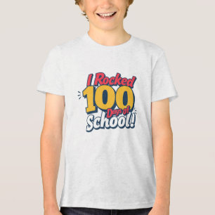 Firar 100 skoldagar: Roligt och unika T-Shirt