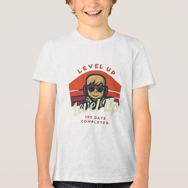 Firar 100 skoldagar: Roligt och unika T-Shirt (Framsida)