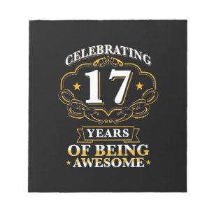 Firar 17 år av att vara fantastisk anteckningsblock