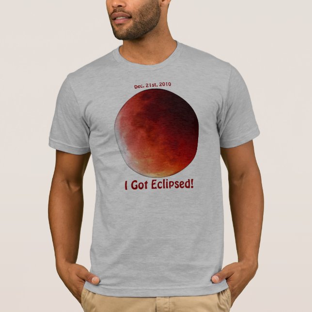Firar 2010 års Lunar Eclipses Tee Shirt (Framsida)