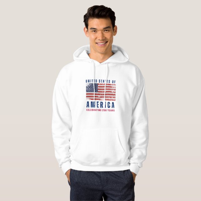 Firar 250 år hoodie (Hel framsida)