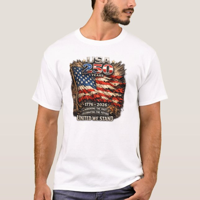 Firar 250 år   t shirt (Framsida)