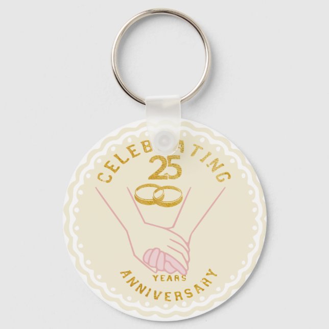Firar 25 år Giveaways Nyckelring (Framsida)