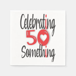 Firar 50 någonting pappersservett