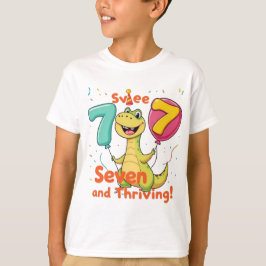 Firar 7:e födelsedag t shirt