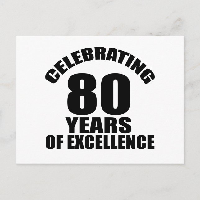 Firar 80-årsdag vykort (Framsida)