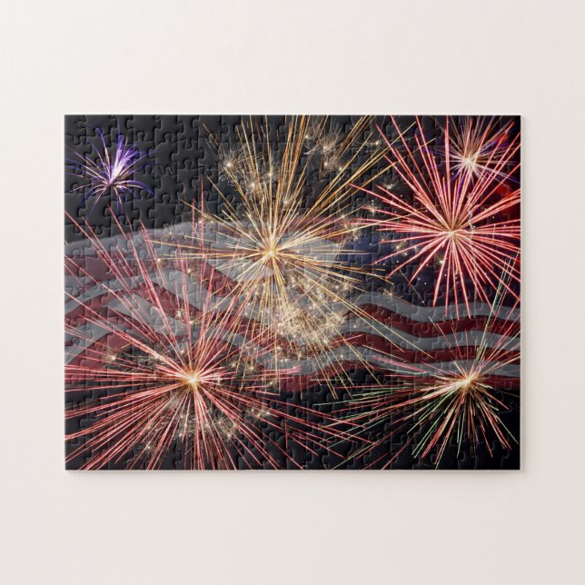 Firar Amerika Pussel (Horisontell)