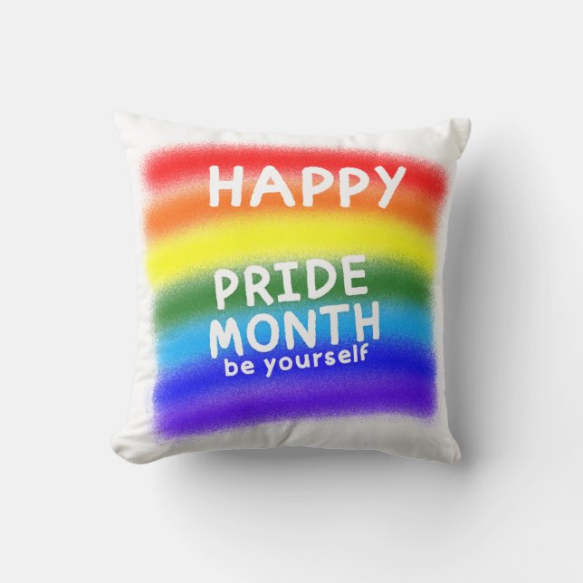 Firar att du är dig själv kudde (Framsida)