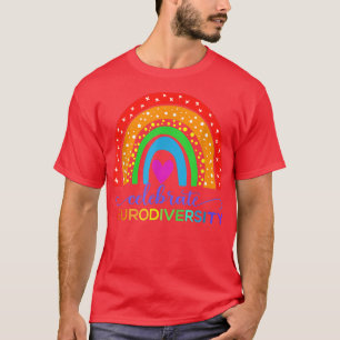 Firar Autism i neurodiversitet Spektrum ASD ADHD T Shirt