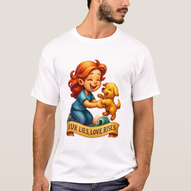 Firar banden mellan människor och husdjur och Kärl T Shirt (Framsida)