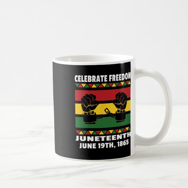 Firar Black Freedom Junetth - 19 juni Kaffemugg (Höger)